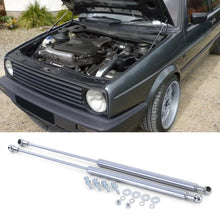Carica l'immagine nel visualizzatore di Gallery, Cofano lifters dampers cromato coppia per VW Golf 2 83-92