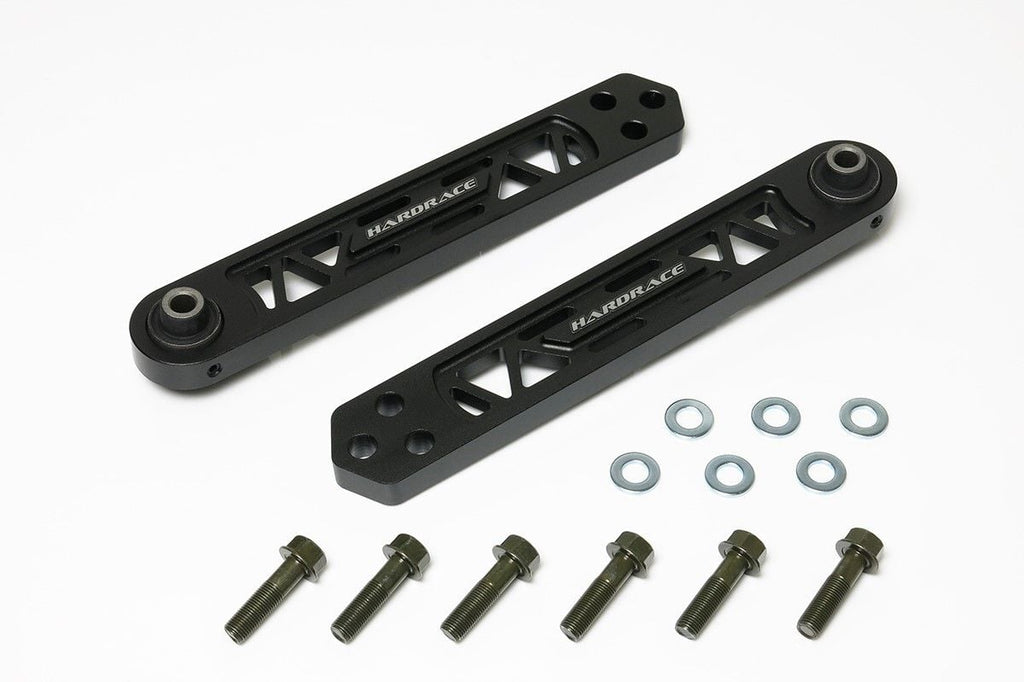 Bracci inferiori posteriori neri in alluminio forgiato Hardrace Honda Civic 2001–2005 – 2 pezzi – foto 1