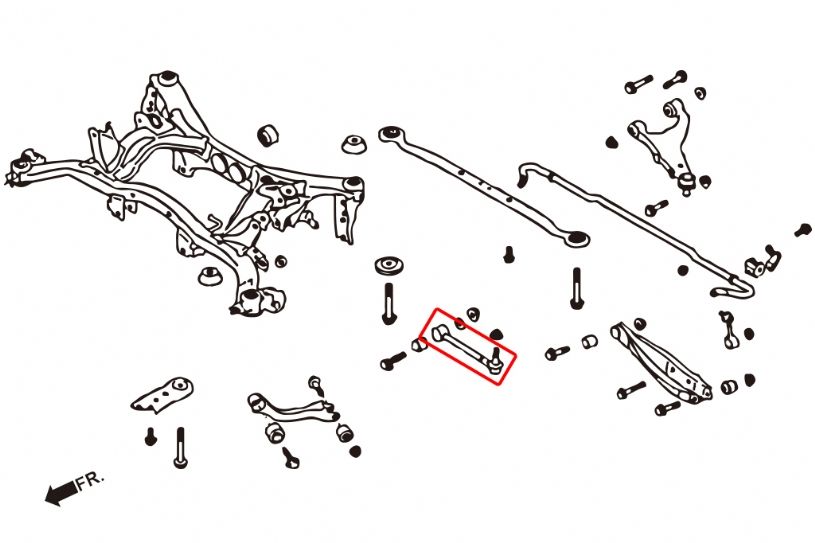 Bracci regolabili convergenza posteriore con gomma rinforzata Hardrace Subaru, Toyota GT86 e GR86 e Scion FR-S – 2 pezzi – foto 2