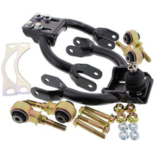 Bracci superiori anteriori neri regolabili campanatura Hardrace Honda Civic, CR-X del Sol e Integra – 2 pezzi – foto 1