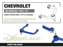 Bracci superiori anteriori per rialzo 0–2 pollici Hardrace Chevrolet Silverado 1500 e GMC Sierra 1500 – 2 pezzi – foto 2
