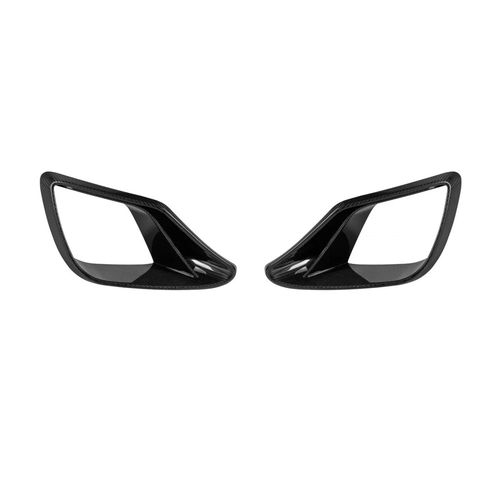 BRBS carbonio laterale griglia appendici per il anteriore S63 paraurti on Mercedes Classe S Coupe C217 2017-2020