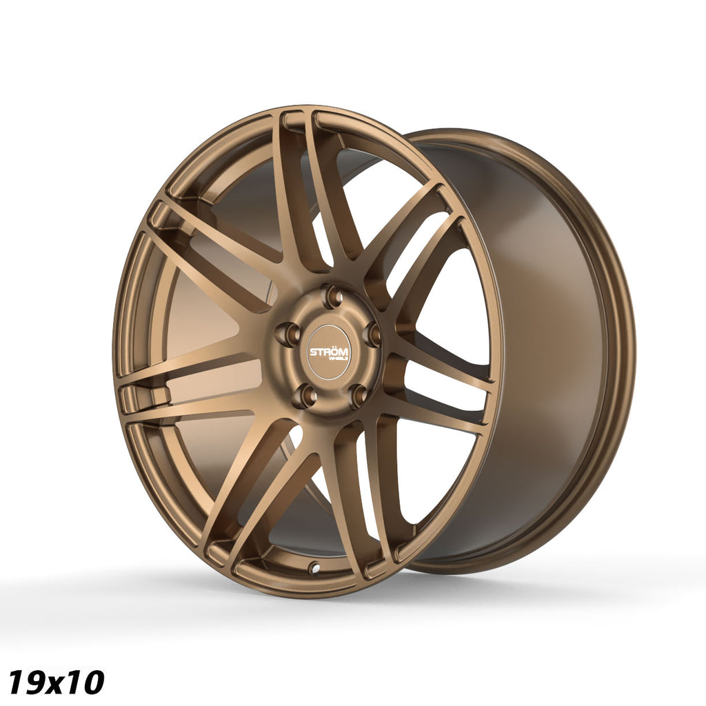 Cerchio in lega Ström STR3 19x10 5x120 ET42 Satin Bronze