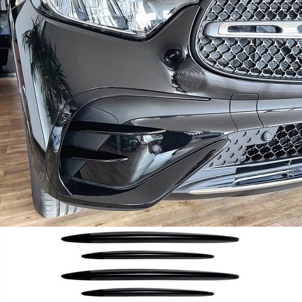 Paraurti griglia alette per Mercedes-Benz GLC-Classe X254/C254 22+ A design Line Nero lucido / Night kit set 4 pezzi