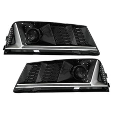 Carica l'immagine nel visualizzatore di Gallery, Paraurti inferiore griglia ACC coperture laterale griglie per Audi A4 B9 berlina Avant (2016-2018) RS4 design argento