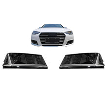 Carica l'immagine nel visualizzatore di Gallery, Paraurti inferiore griglia ACC coperture laterale griglie per Audi A4 B9 berlina Avant (2016-2018) RS4 design argento