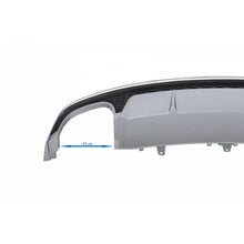 Carica l'immagine nel visualizzatore di Gallery, Paraurti Valance aria diffusore con Terminali di scarico e Griglia anteriore per Audi A7 4G restyling (2015-2017) S7