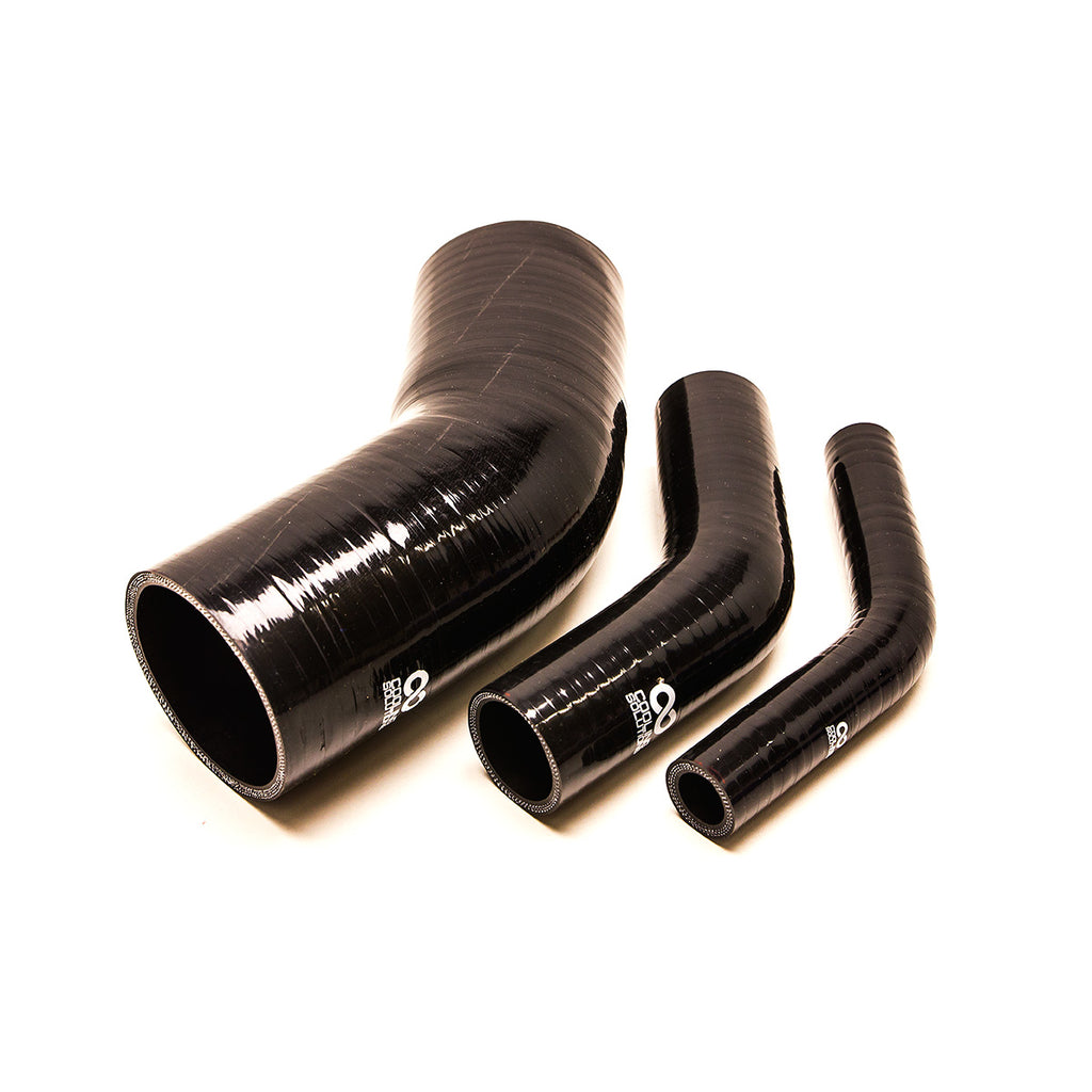 Curva 45° in silicone | Cooling Solutions — Nero