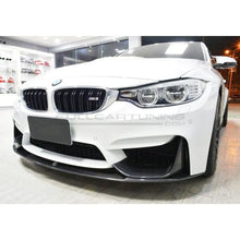 Carica l'immagine nel visualizzatore di Gallery, CarbonWorks Lip paraurti anteriore M Style in carbonio per BMW M3 F80 2014-2018 e M4 F82/F83 2014-2022 – cod. 78702 - foto 2