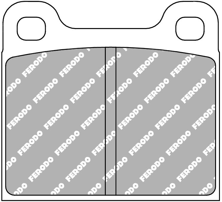 Pastiglie freni Ferodo DS2500 anteriori e posteriori Volvo C70 Mk1