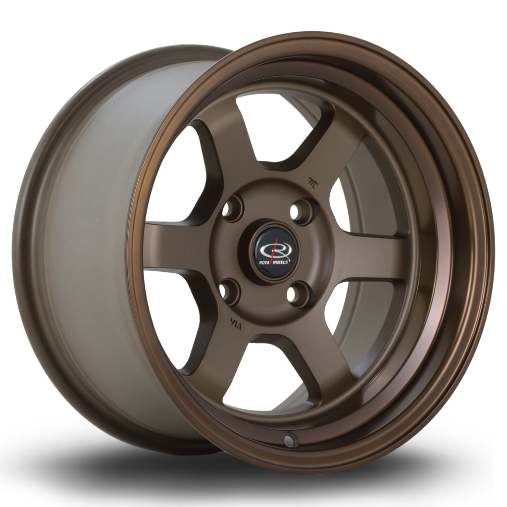 Cerchio in lega Rota Wheels Grid V 15x8 4x114.3 ET0 Bronze
