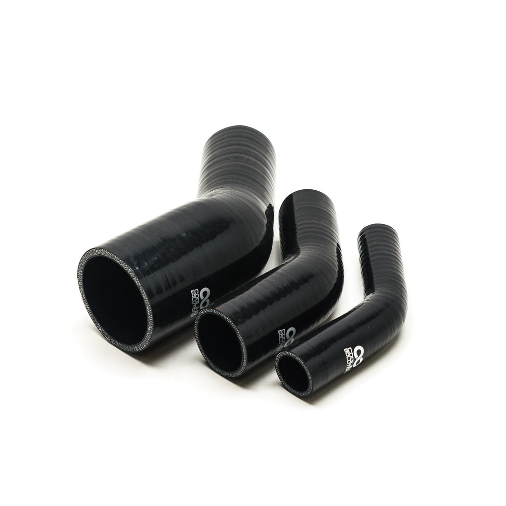 Curva riduttrice 45° in silicone | Cooling Solutions — Nero