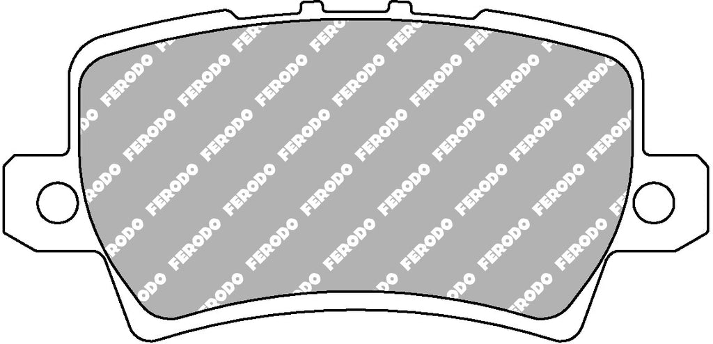 Pastiglie freni Ferodo DS2500 posteriori Honda Civic FK/FN/FD/FG/FA, Civic Type R FN2