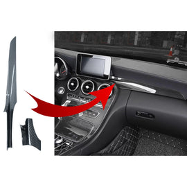Auto centrale Console cruscotto strisce interno modanatura per Mercedes Classe C W205 (2014-2018) GLC X253 (2015-2018)