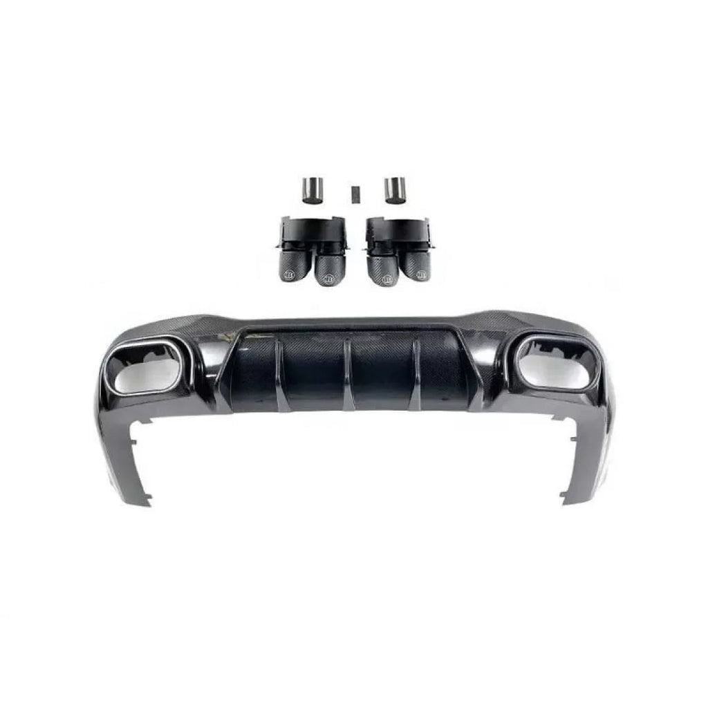 Carbonio diffusore tipo BRBS con end piastre per Mercedes A design GT 4 porta Coupe X290 dal 2019