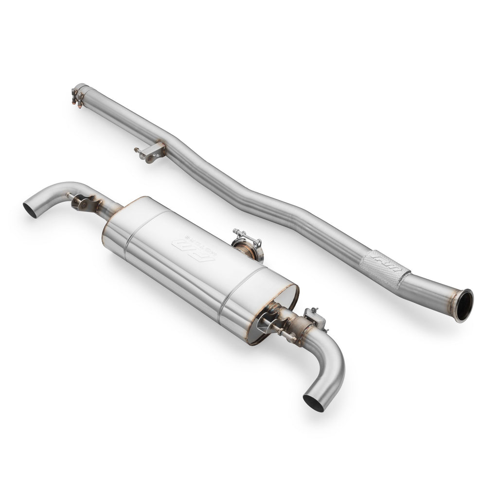 Scarico Sportivo Cat-back RM Motors per Mercedes-AMG A35 GPF W177 4MATIC 76mm Acciaio Inox