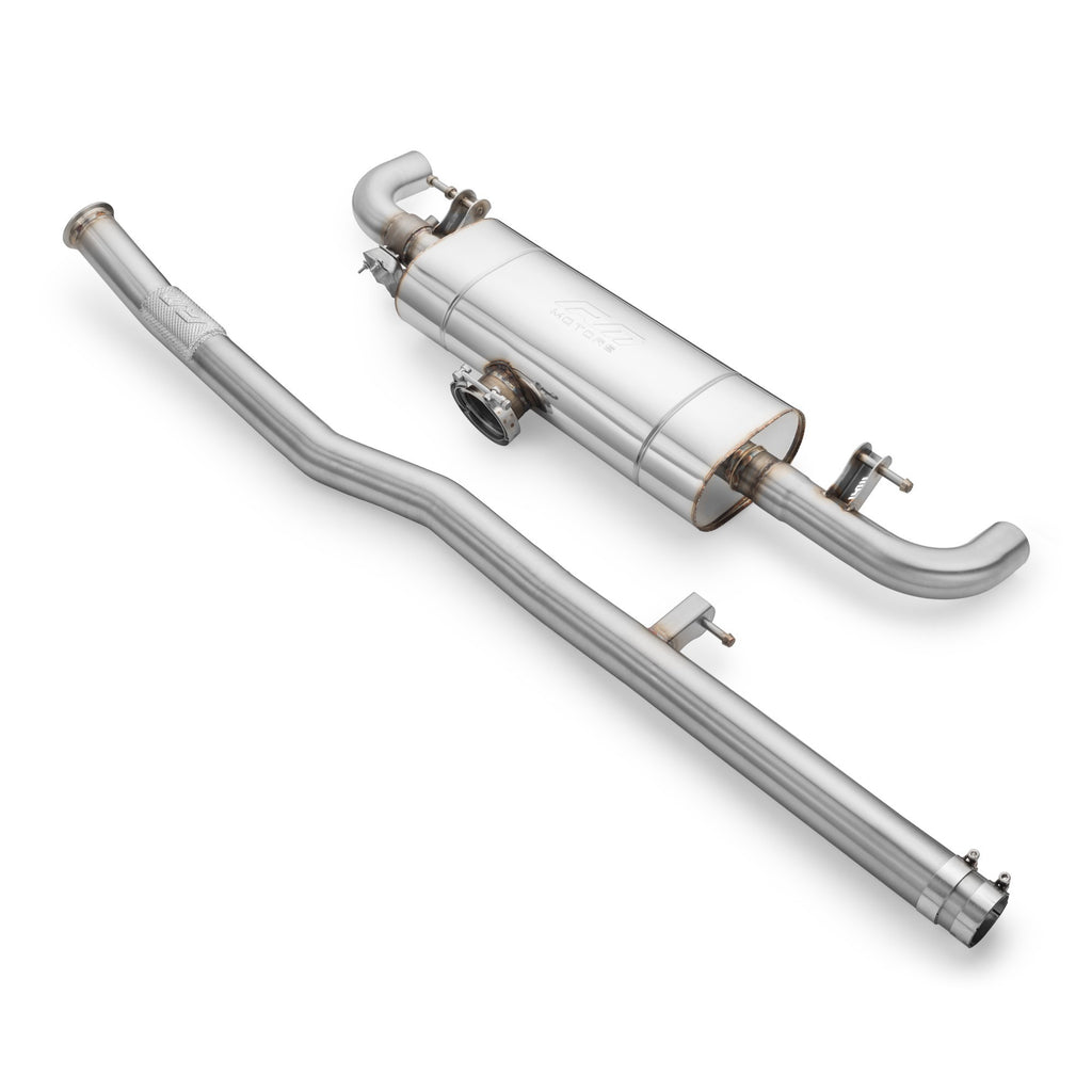 Scarico Sportivo Cat-back RM Motors per Mercedes-AMG A35 GPF W177 4MATIC 76mm Acciaio Inox