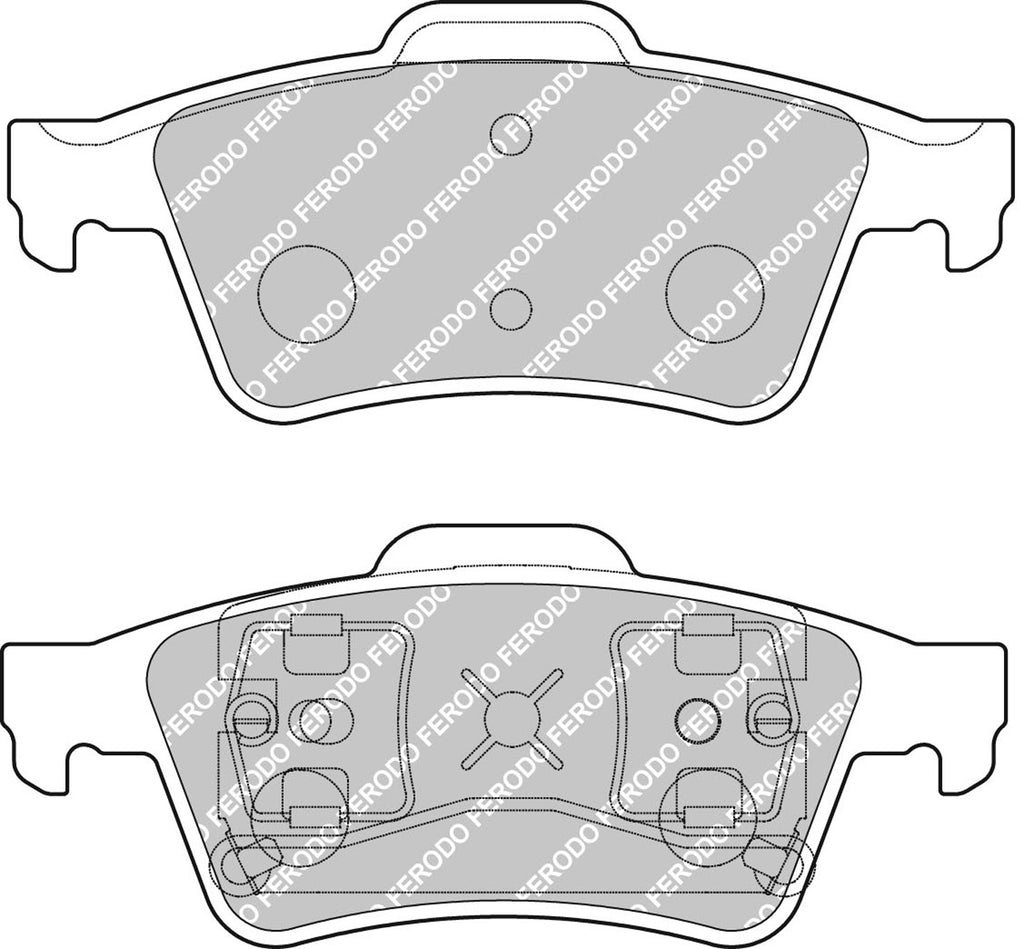 Pastiglie freni Ferodo DS2500 posteriori Renault Laguna Mk2