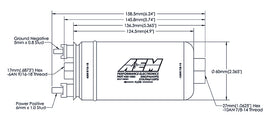 AEM Universale 400 Lph Pompa benzina - Dash Fittings - AEM-50-1005