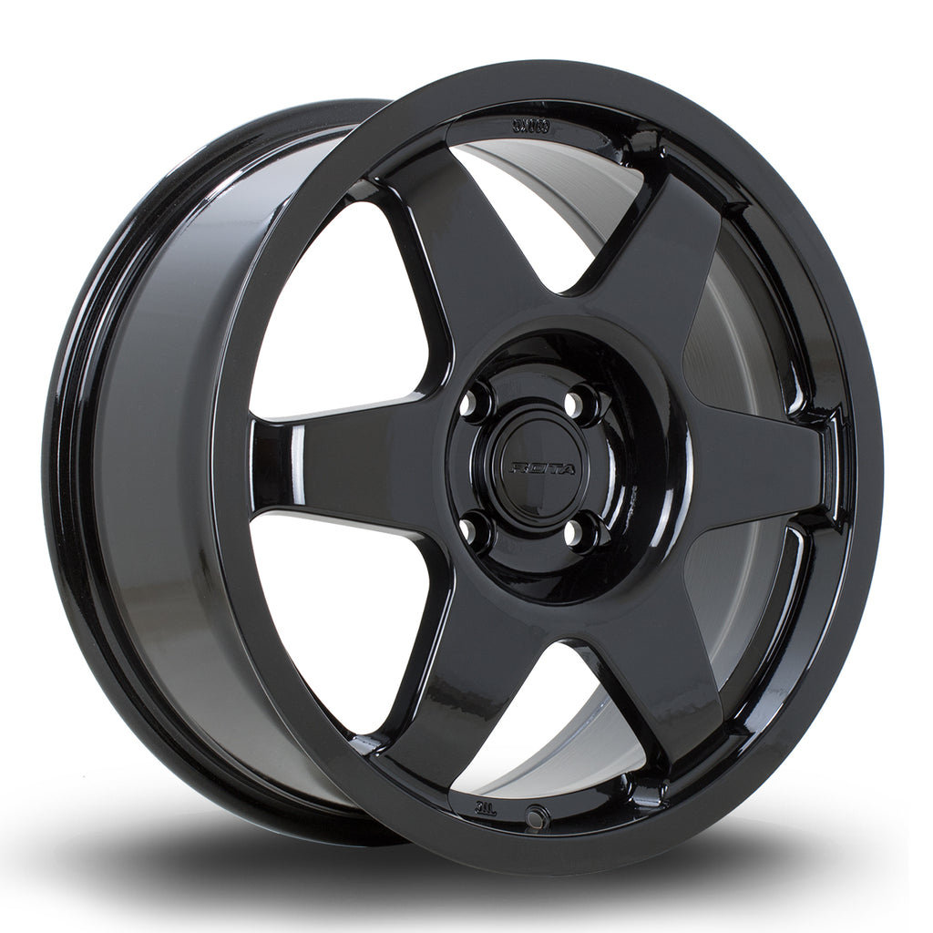 Cerchio in lega Rota Wheels Sprint 17x7.5 4x100 ET42 Gloss Black