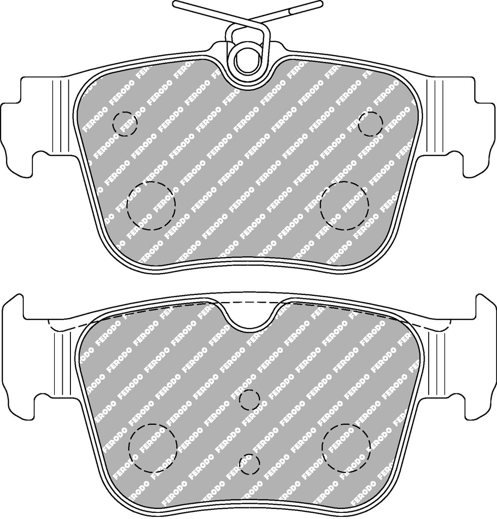 Pastiglie freni Ferodo DS2500 posteriori Audi RS3 8Y, S3 8Y