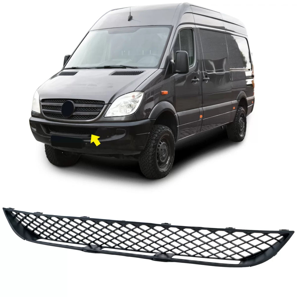 Centrale griglia paraurti per Mercedes Sprinter W906 pre-restyling 2006-2013