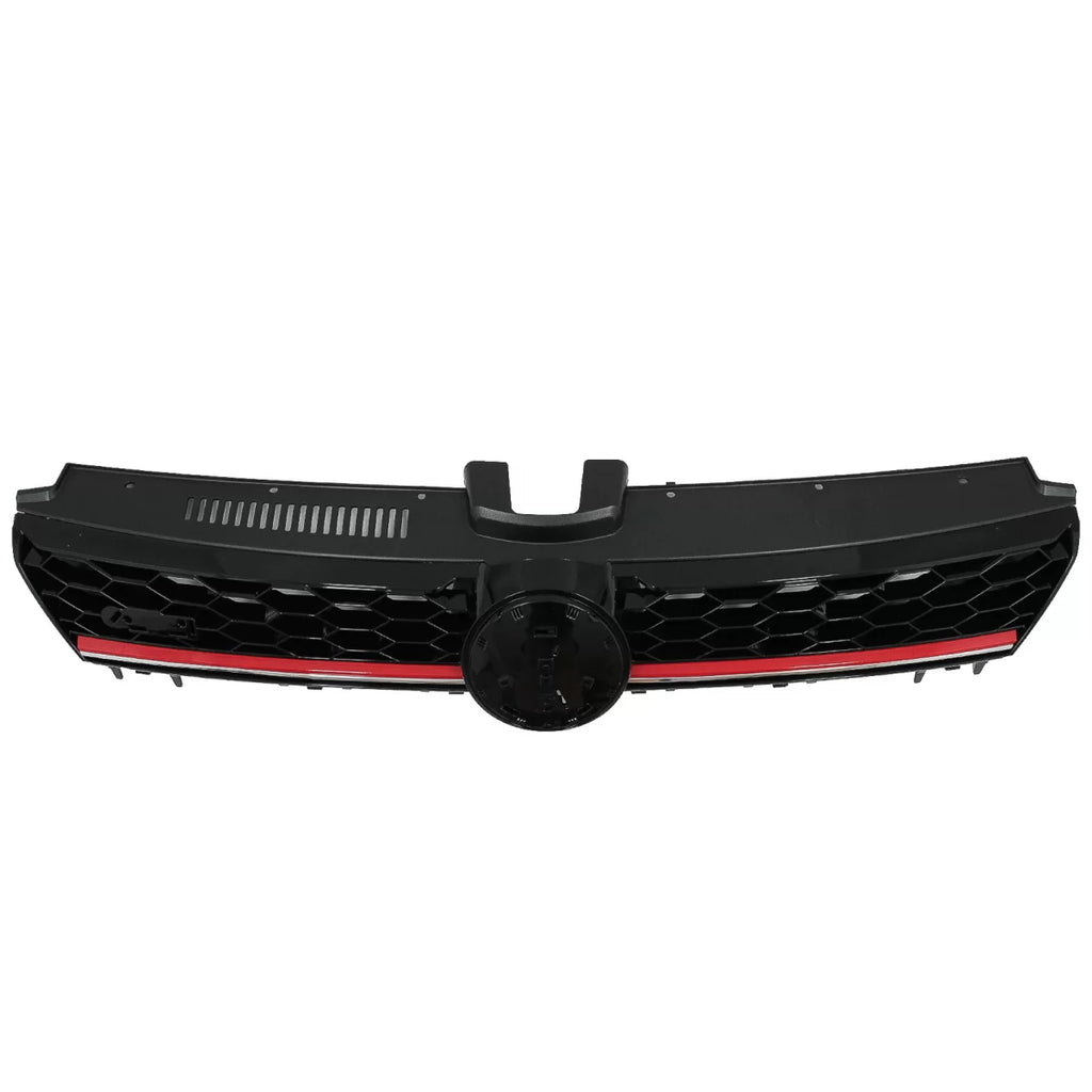 Centrale Griglia anteriore per VW Golf 7 VII 5G (2013-2017) rosso lamella GTI design