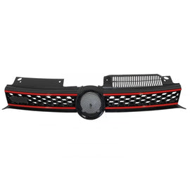 Griglia centrale Griglia anteriore per VW Golf 6 VI (2008-2012) con LED fari anteriori sequenziale dinamico sequenziale