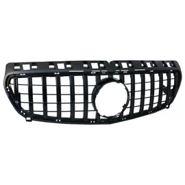 Griglia centrale per Mercedes Classe A W176 (2012-08.2015) A45 GT-R Panamericana design tutti nero