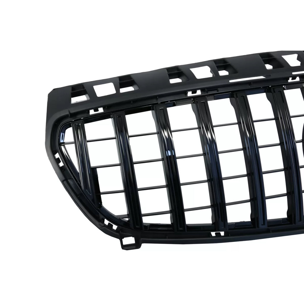 Griglia centrale per Mercedes Classe A W176 (2012-08.2015) A45 GT-R Panamericana design tutti nero
