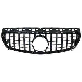 Griglia centrale per Mercedes Classe A W176 (2012-08.2015) A45 GT-R Panamericana design tutti nero