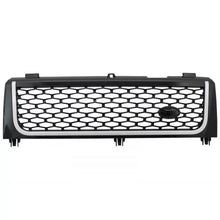 Griglia centrale e laterale bocchette gruppo per Land Range Rover Vogue III L322 (2002-2005) Nero lucido &amp; argento