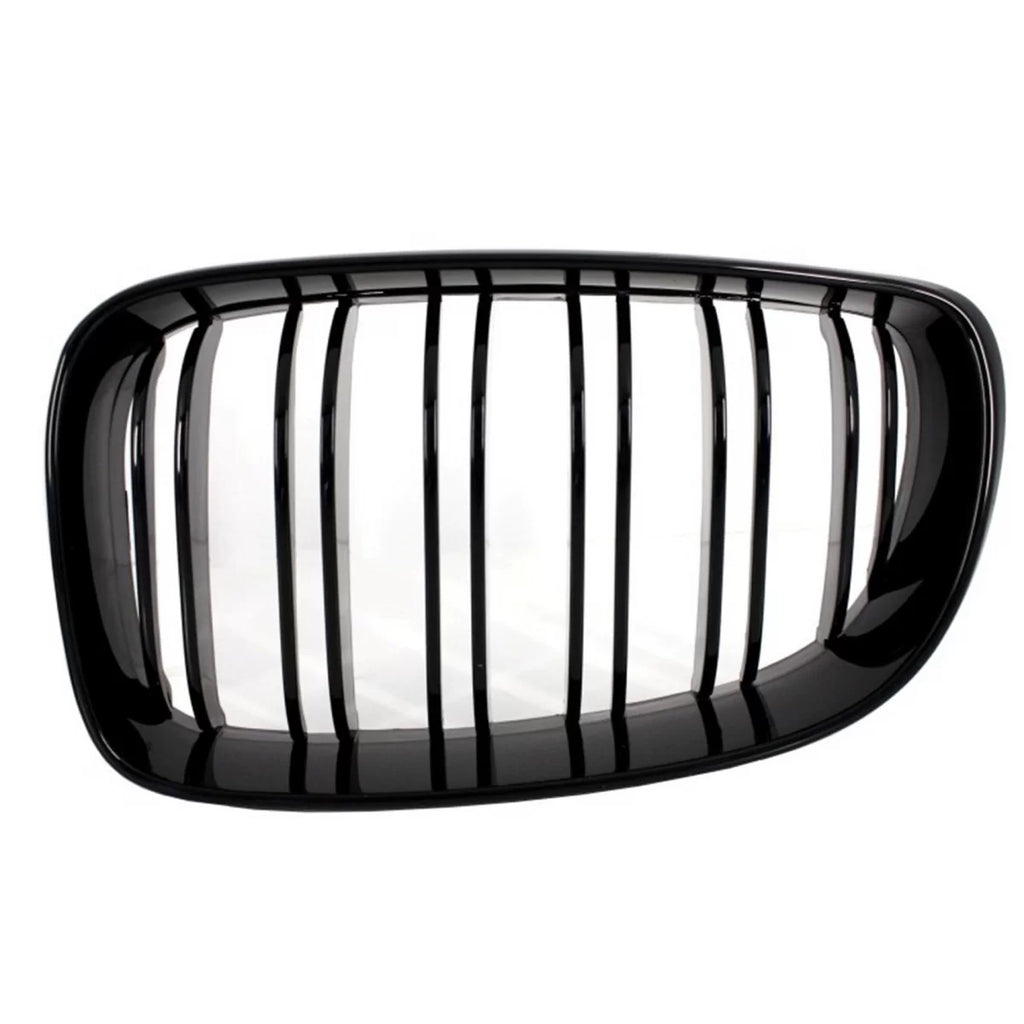 Griglie centrali Griglie a doppio rene per BMW Serie 1 E81 E82 E87 E88 M1 M (2007-2011) LCI Doppia lamella M design nere