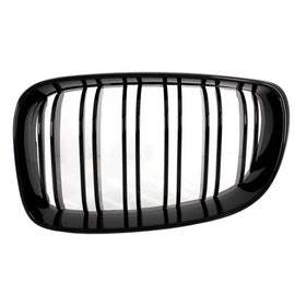 Griglie centrali Griglie a doppio rene per BMW Serie 1 E81 E82 E87 E88 M1 M (2007-2011) LCI Doppia lamella M design nere