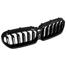 Carica l'immagine nel visualizzatore di Gallery, Centrale a doppio rene griglia per BMW Serie 5 G30 G31 LCI (07.2020-2023) Doppia lamella design Nero lucido