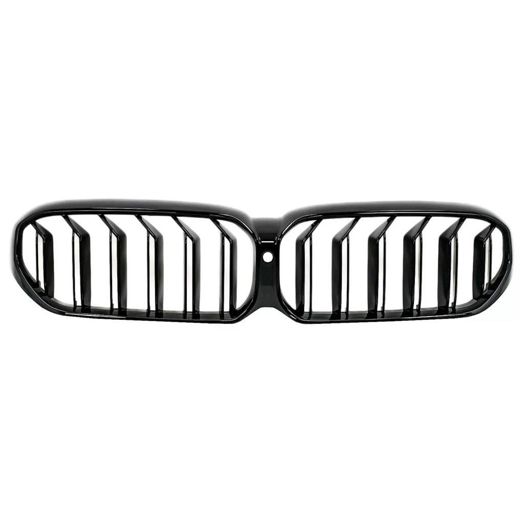 Centrale a doppio rene griglia per BMW Serie 5 G30 G31 LCI (07.2020-2023) Doppia lamella design Nero lucido