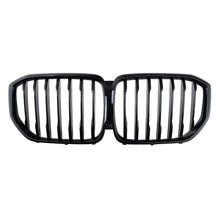 Carica l'immagine nel visualizzatore di Gallery, Centrale a doppio rene griglia per BMW X5 G05 (2018-2022) Nero lucido