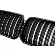 Griglie anteriori a doppio rene per BMW Serie 3 E36 LCI (11.1996-1999) Doppia lamella nere lucide