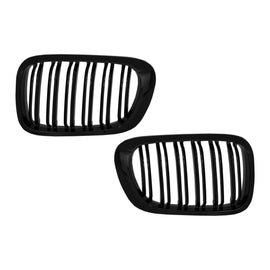 Griglie anteriori a doppio rene per BMW Serie 3 E46 Coupe Cabrio 2 porte pre-restyling (1999-2002) Doppia lamella M