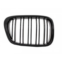 Carica l'immagine nel visualizzatore di Gallery, Griglie anteriori a doppio rene per BMW Serie 5 E39 (1997-2003) Doppia lamella M design nere lucide
