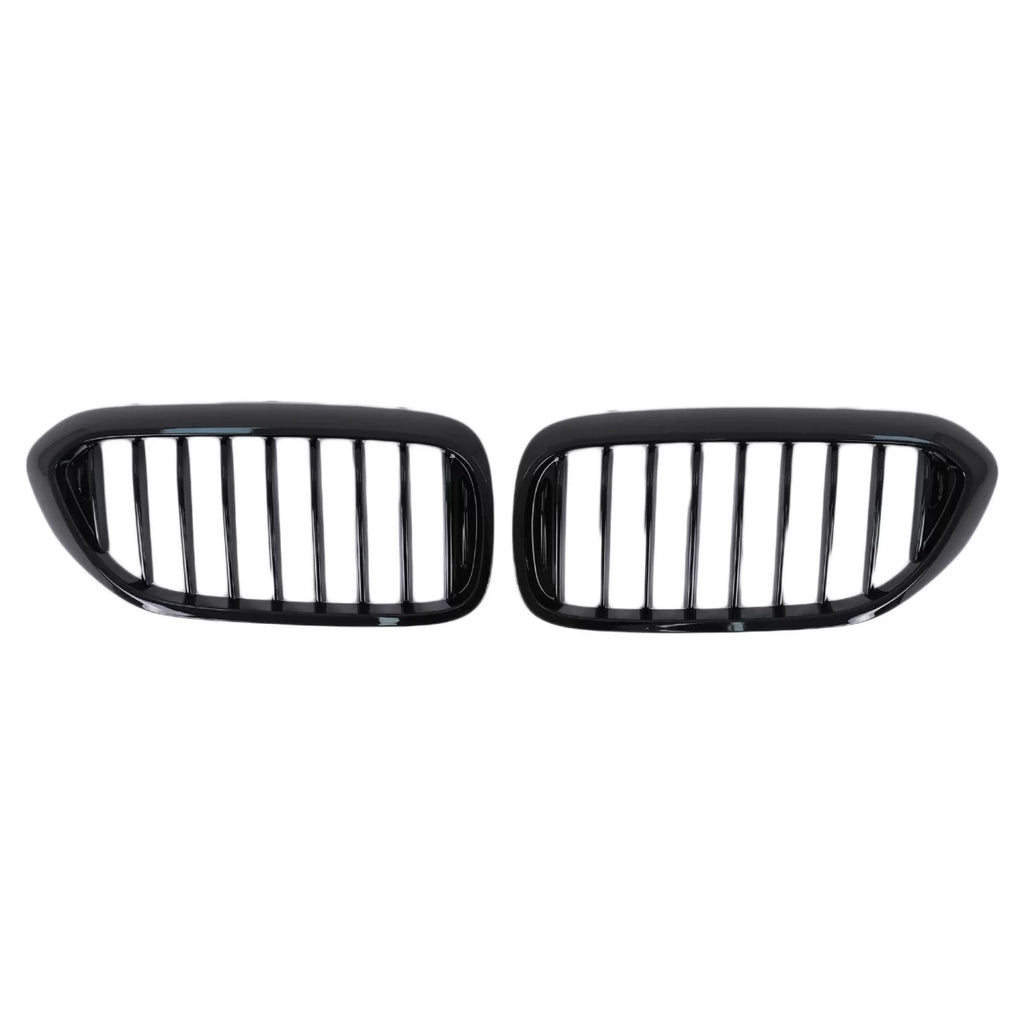 Griglie anteriori a doppio rene per BMW Serie 5 G30 G31 berlina Touring (2017-2019) nere lucide