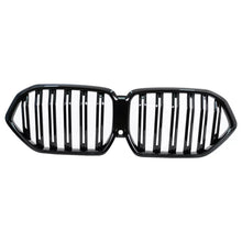 Carica l'immagine nel visualizzatore di Gallery, Griglie anteriori a doppio rene per BMW X6 G06 (2019-) Doppia lamella M design nere lucide