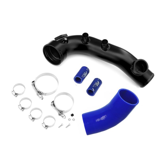 Charge Pipe BMW N54 135i 335i 1M con Flangia per BOV 50 mm (2007-2013) FMIC.EU – Vari Colori – Blu