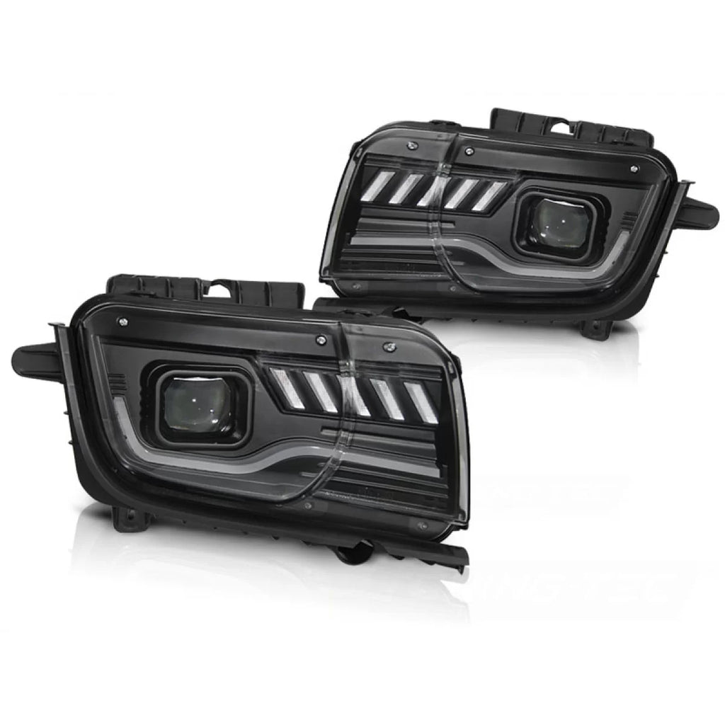 CHEVROLET CAMARO 09-13 a guida di luce SEQ nero
