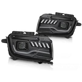 CHEVROLET CAMARO 09-13 a guida di luce SEQ nero
