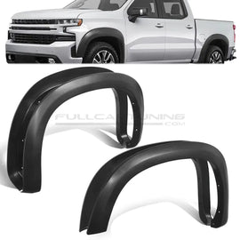 Parafanghi maggiorati Chevrolet Silverado 1500 2019-2024 nero opaco