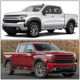 Kit 4 fender flares Chevrolet Silverado 1500 2019-2024
