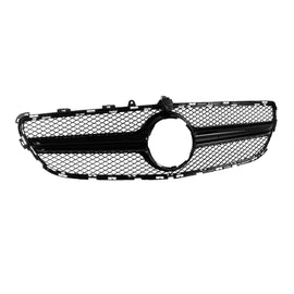 Cromato/nero A griglia stile design per Mercedes CLS C218 2015-2018 con telecamera foro