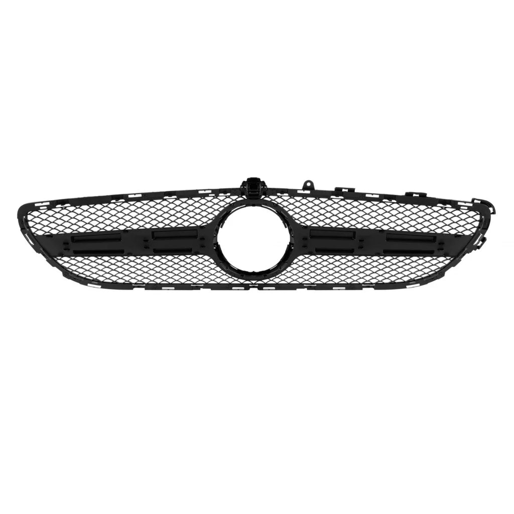 Cromato/nero A griglia stile design per Mercedes CLS C218 2015-2018 con telecamera foro