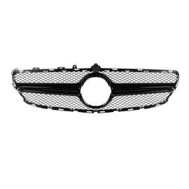 Cromato/nero A griglia stile design per Mercedes CLS C218 2015-2018 con telecamera foro